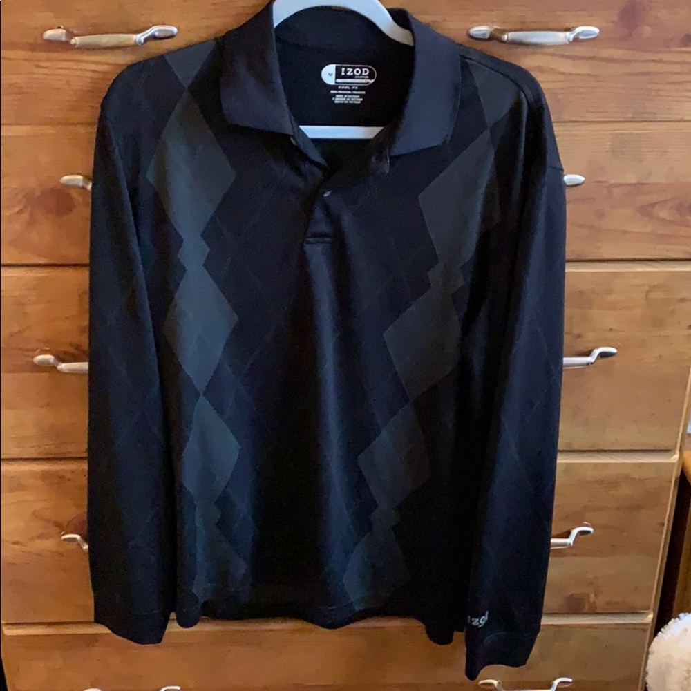 Men’s Size M IZOD long sleeve golf shirt